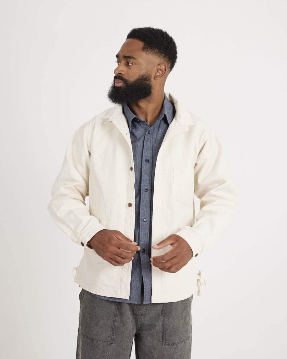 Seuvas 8oz Canvas Wing Collar Shirt Jacket