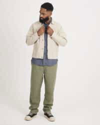 Seuvas Linen/Cotton Trucker Jacket