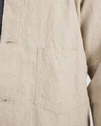 Seuvas Linen/Cotton Trucker Jacket