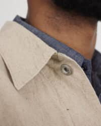 Seuvas Linen/Cotton Trucker Jacket