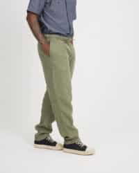 Seuvas Linen Tapered 2-Tuck Pants