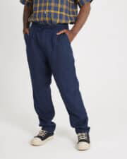 Seuvas Linen Tapered 2-Tuck Pants