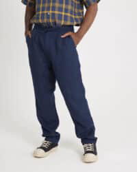 Seuvas Linen Tapered 2-Tuck Pants