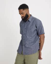 Selvedge Chambray Short Sleeve Work Shirt