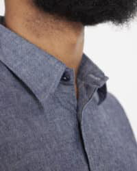 Selvedge Chambray Short Sleeve Work Shirt
