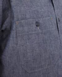 Selvedge Chambray Short Sleeve Work Shirt