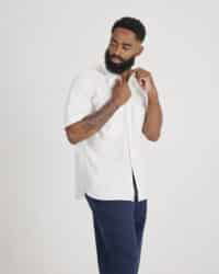 Selvedge Chambray Short Sleeve Work Shirt