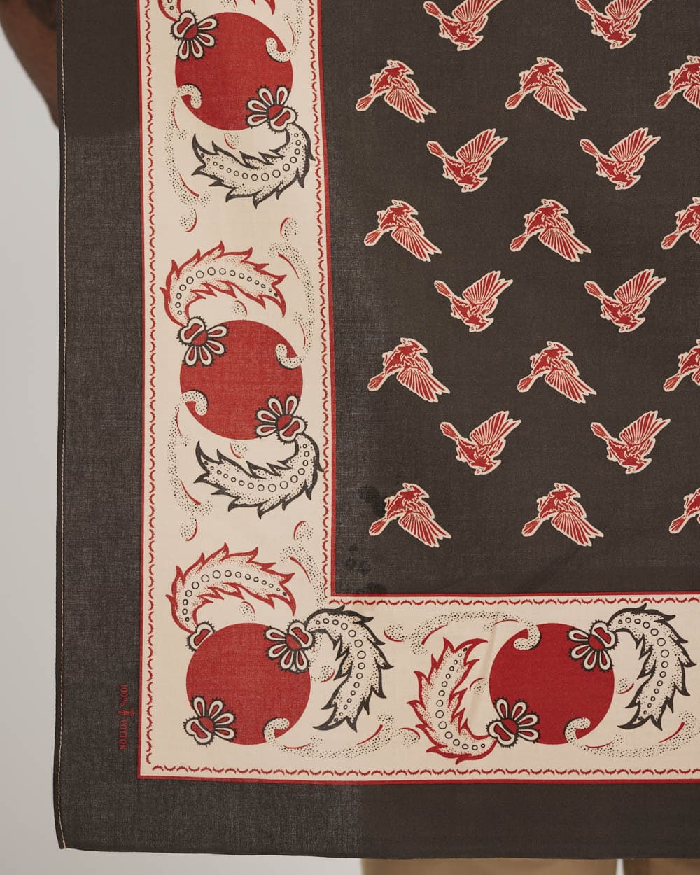 One Ear Brand Cardinal Bandanna - Sumi