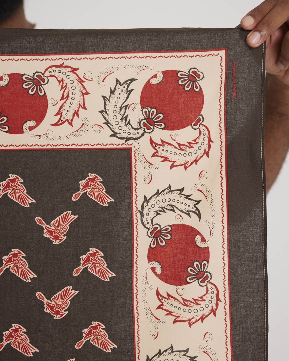 One Ear Brand Cardinal Bandanna - Sumi