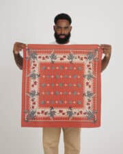 One Ear Brand Dead Lotus Bandanna - Molten