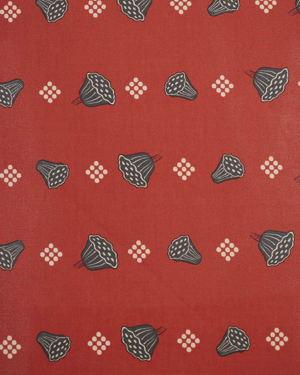 One Ear Brand Dead Lotus Bandanna - Molten