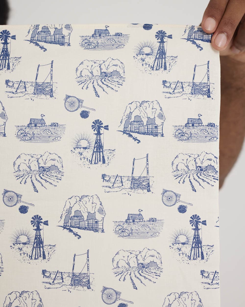 One Ear Brand Dust Bowl Bandanna - Toile