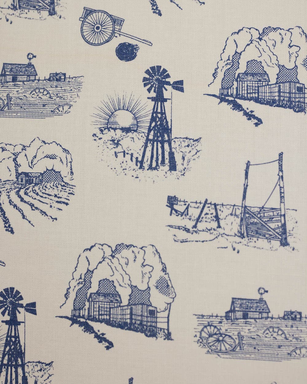 One Ear Brand Dust Bowl Bandanna - Toile