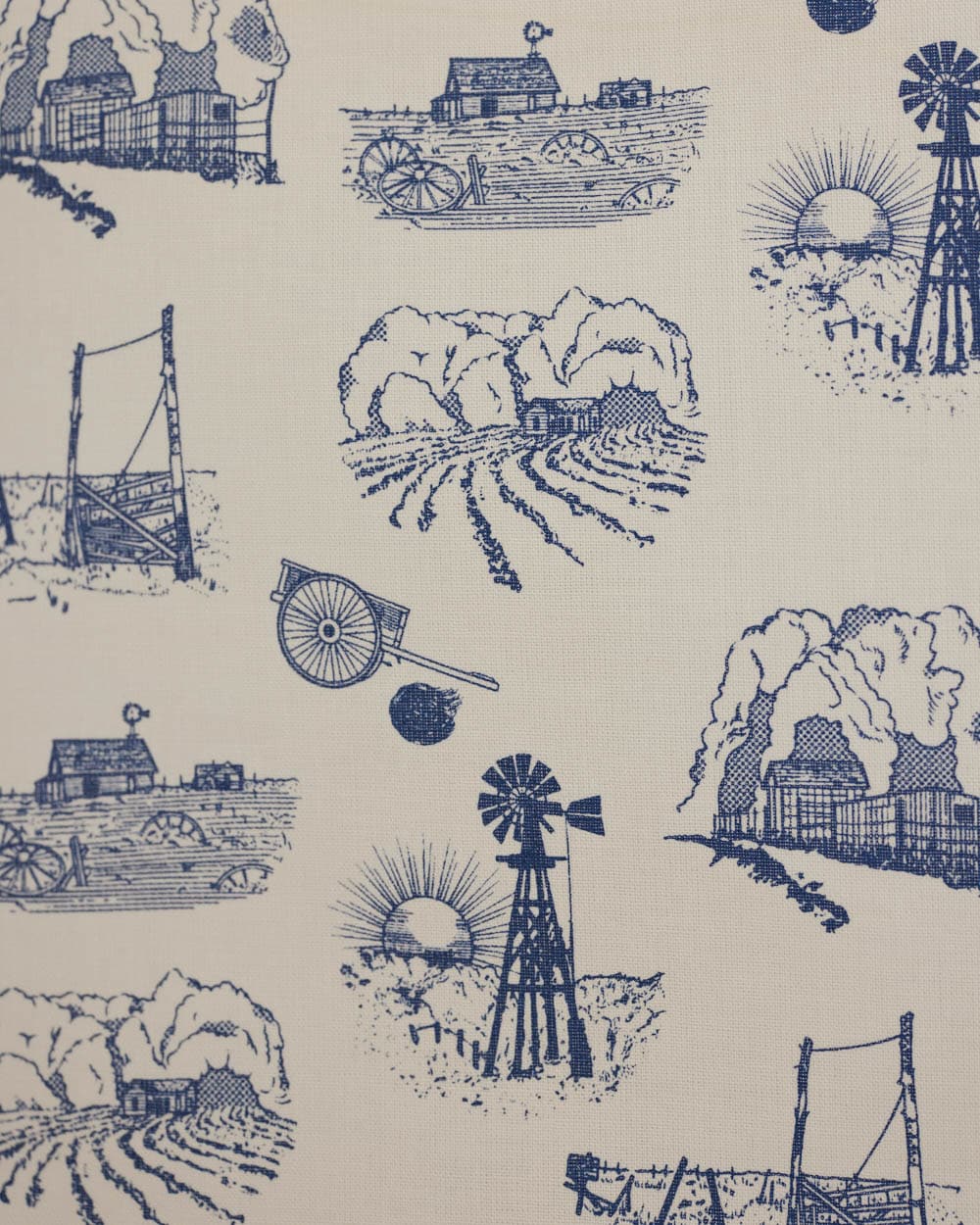 One Ear Brand Dust Bowl Bandanna - Toile
