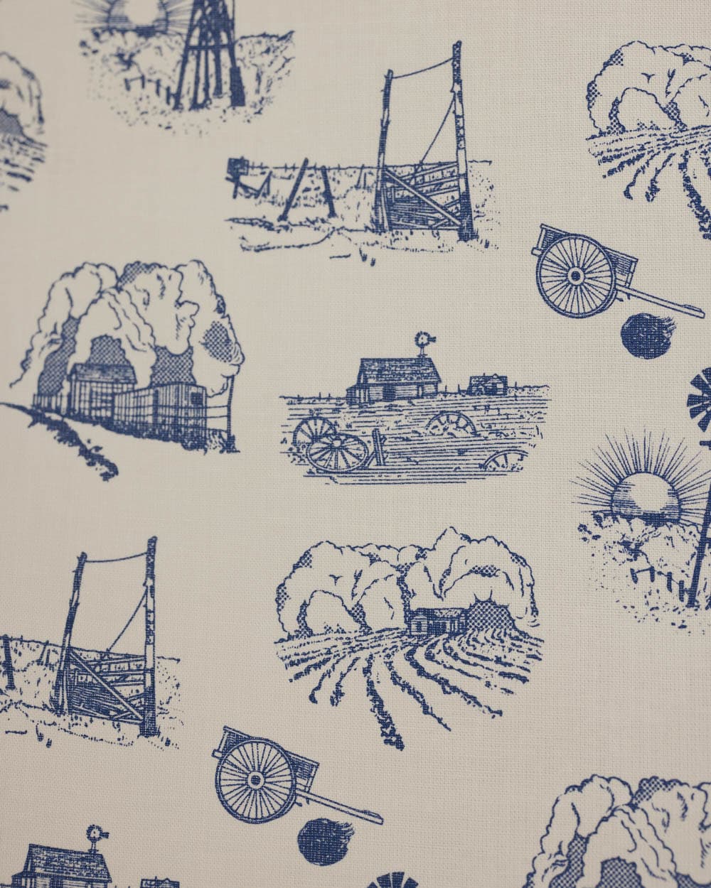 One Ear Brand Dust Bowl Bandanna - Toile