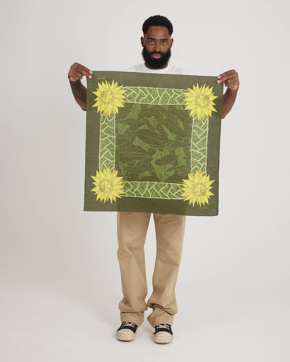 One Ear Brand Musella Lasiocarpa Bandanna - Jungle Camo