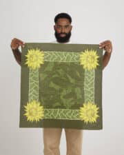 One Ear Brand Musella Lasiocarpa Bandanna - Jungle Camo